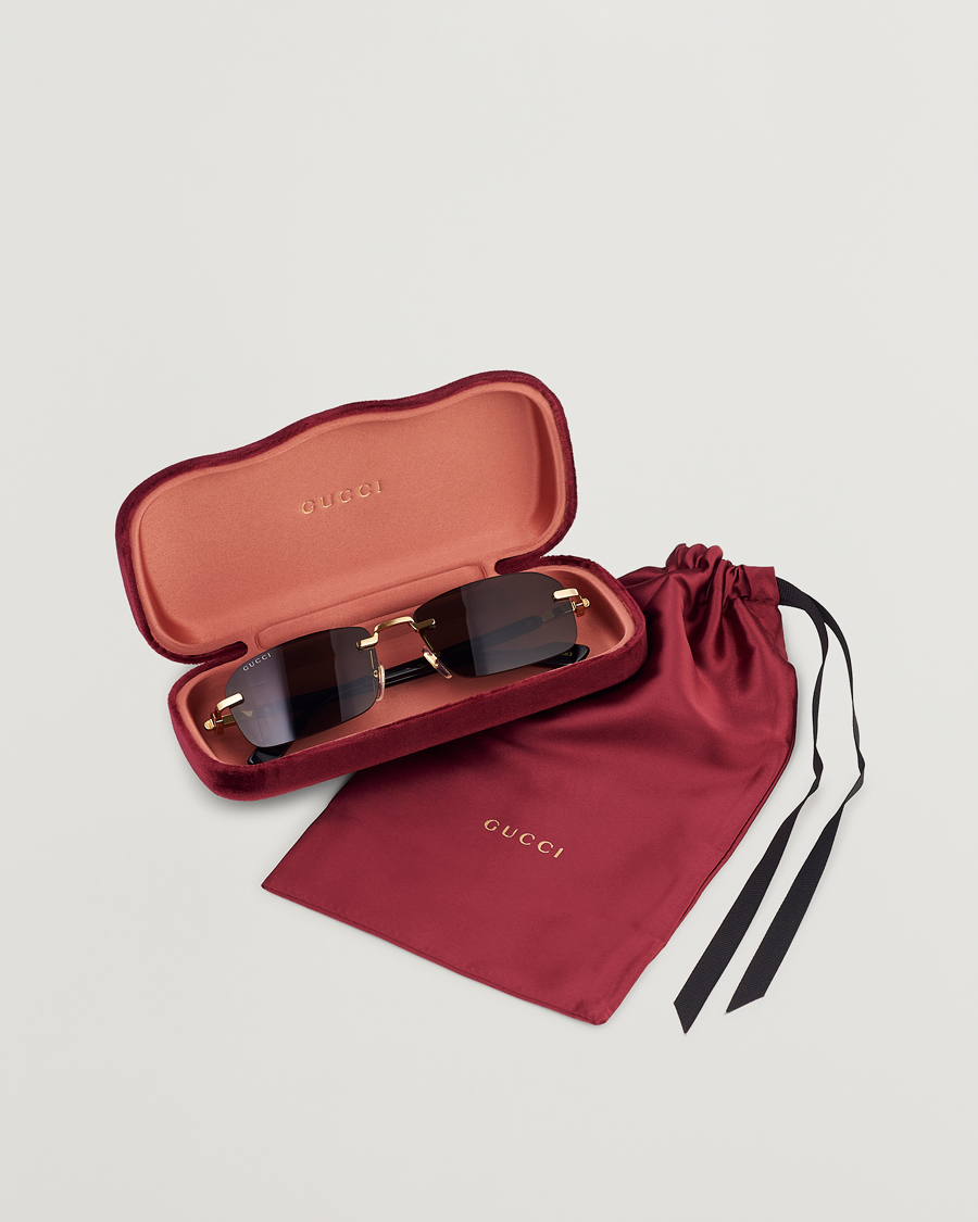Herre | Solbriller | Gucci | GG1221S Sunglasses Gold/Black