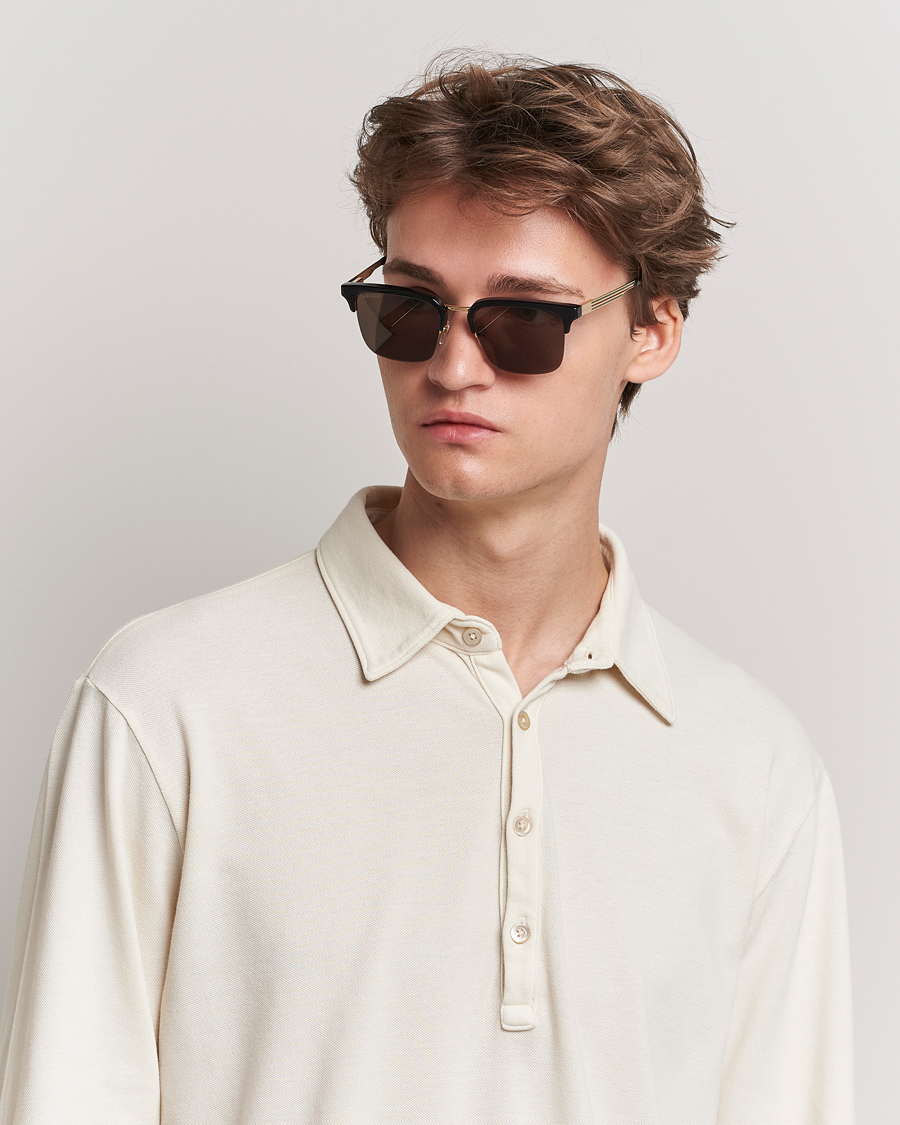 Herre | Buede solbriller | Gucci | GG1226S Sunglasses Gold