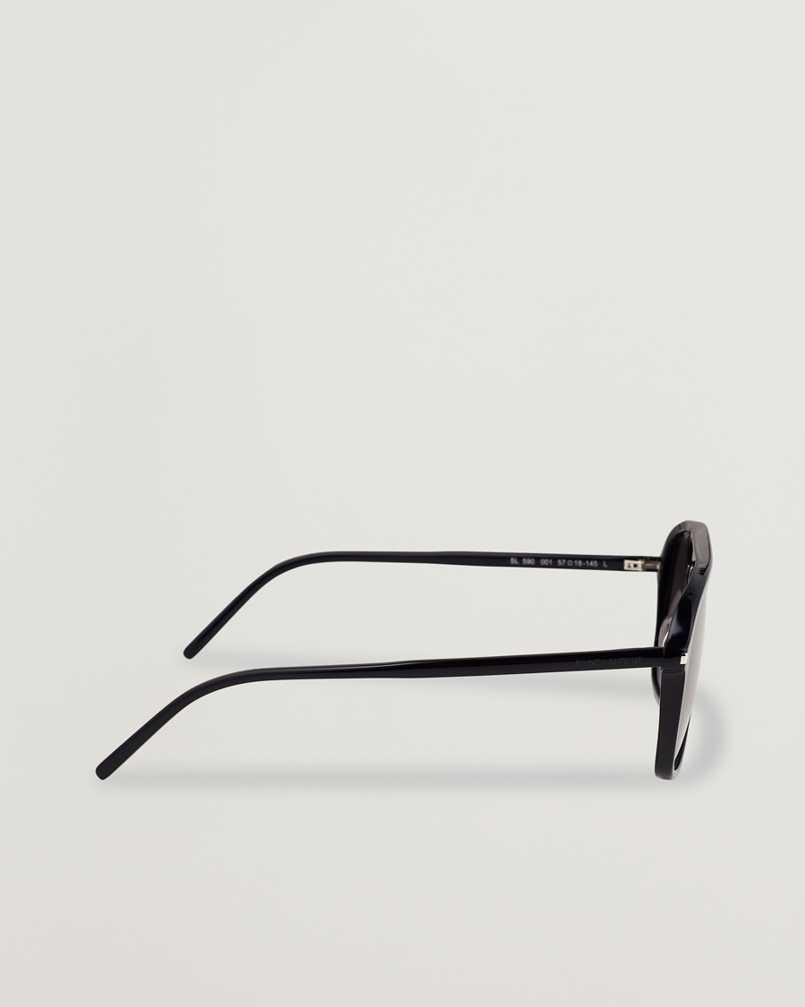 Herre | Saint Laurent SL 590 Sunglasses Black | Saint Laurent | SL 590 Sunglasses Black