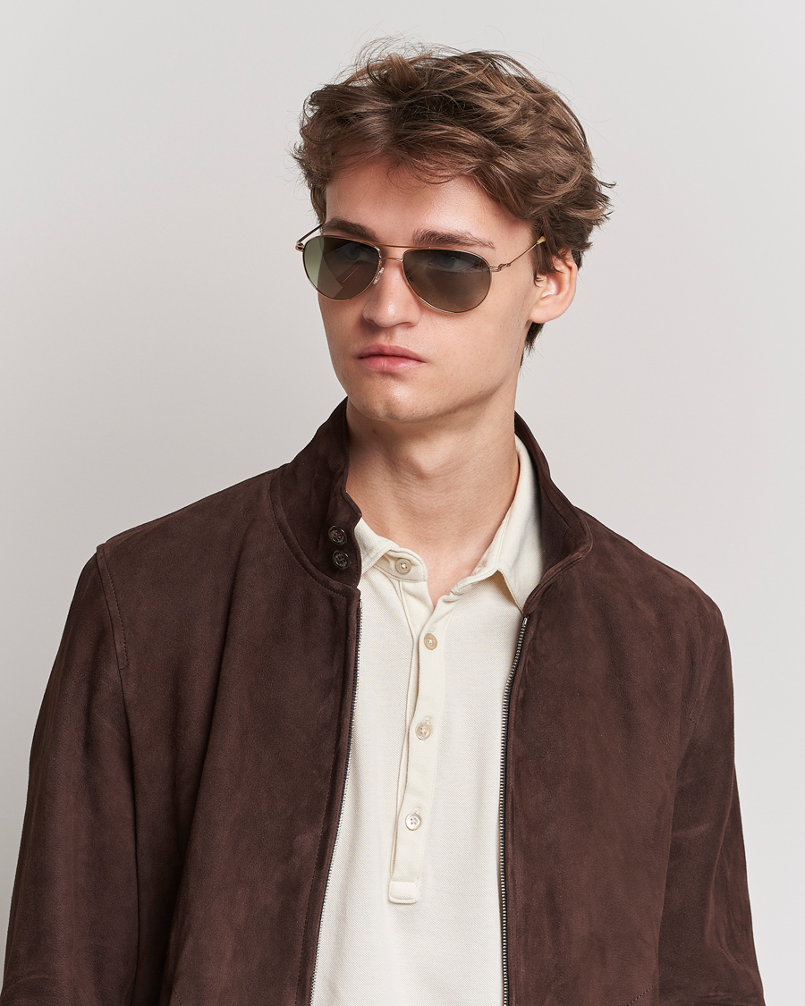 Herre | Pilotsolbriller | Oliver Peoples | Benedict Sunglasses Rose Gold