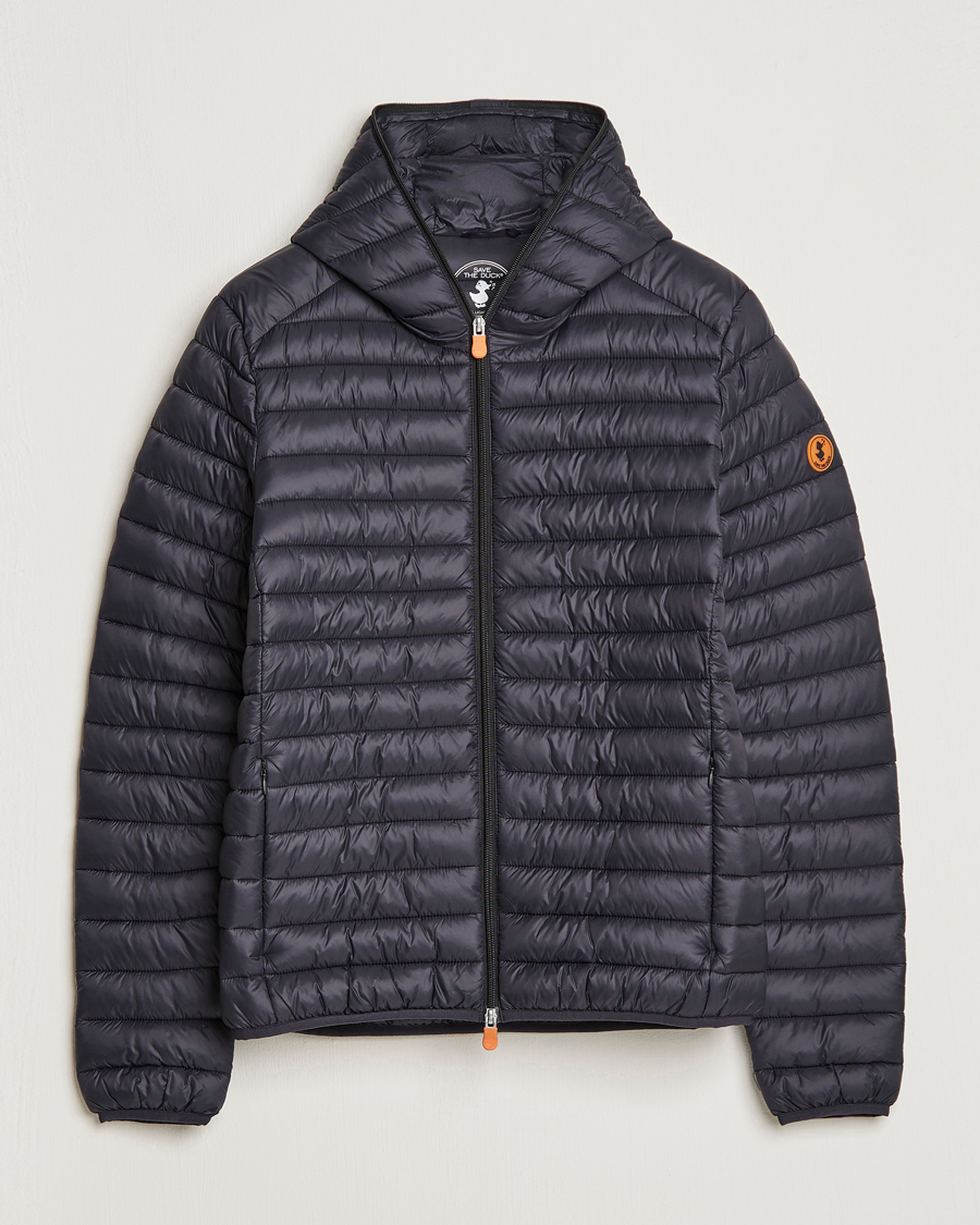 Herre | Jakker | Save The Duck | Duffy Lightweight Padded Hood Jacket Black