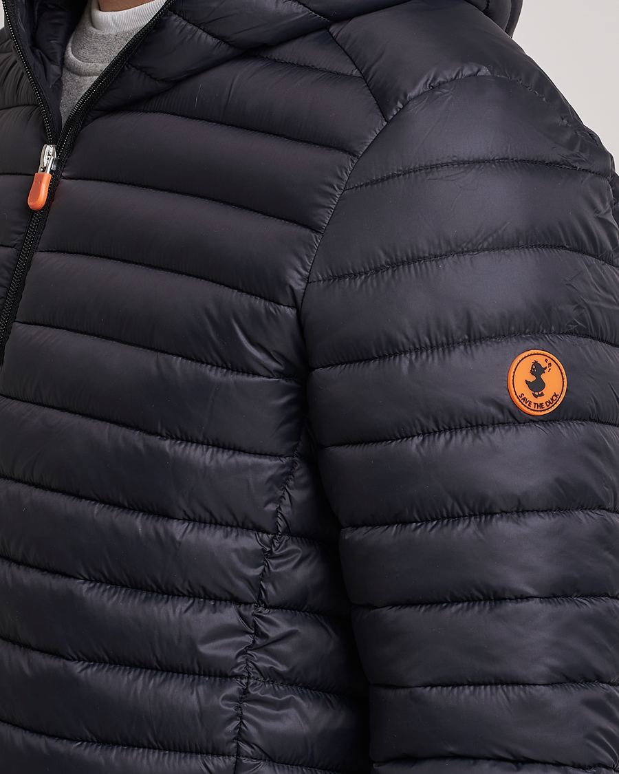 Herre | Jakker | Save The Duck | Duffy Lightweight Padded Hood Jacket Black
