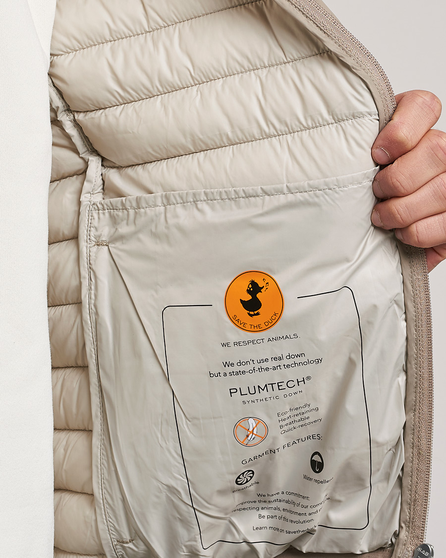 Herre | Jakker | Save The Duck | Duffy Lightweight Padded Hood Jacket Dune Beige