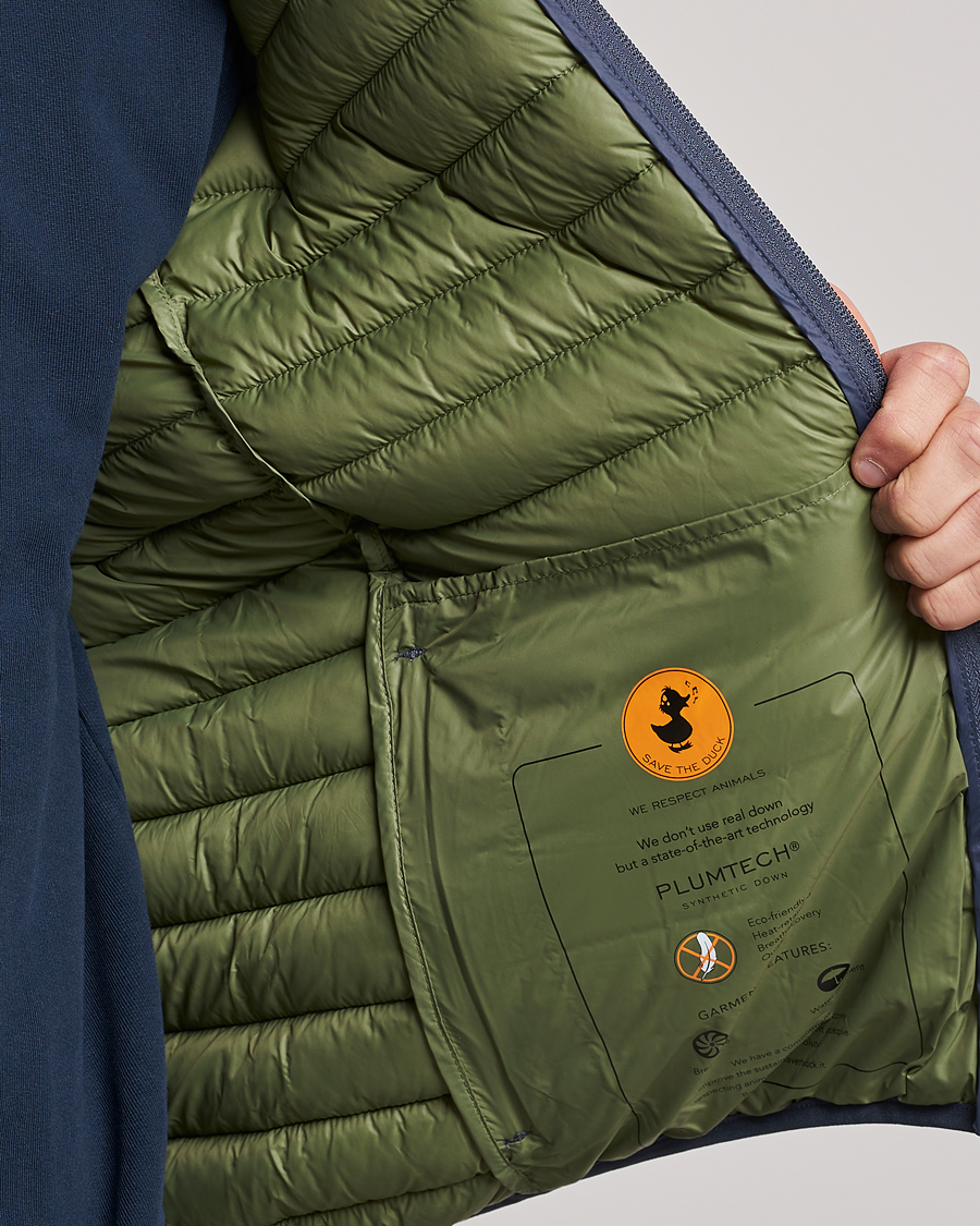 Herre | Jakker | Save The Duck | Duffy Lightweight Padded Hood Jacket Ombre Blue