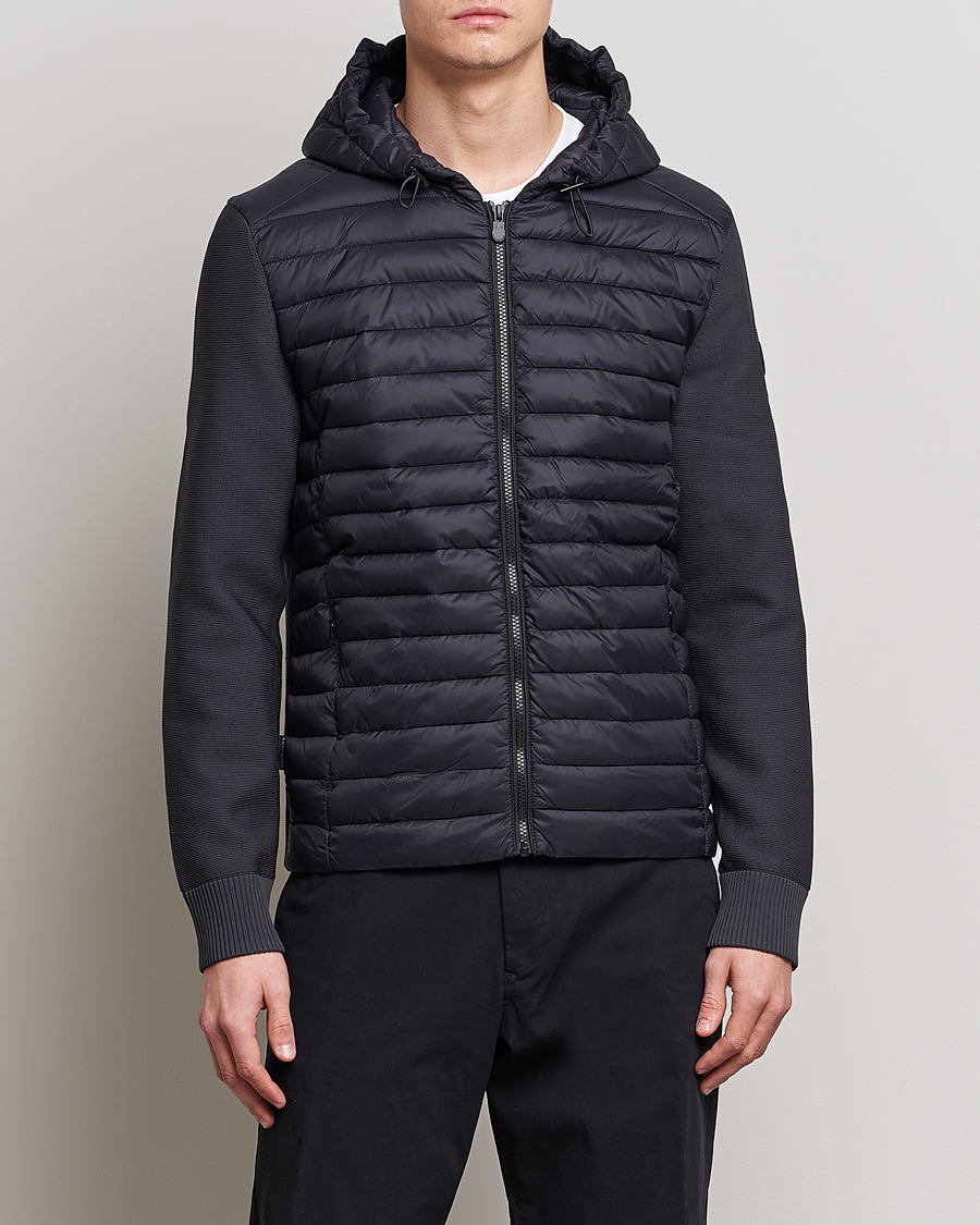 Herre | Save The Duck | Save The Duck | Murilo Hybrid Hood Jacket Black