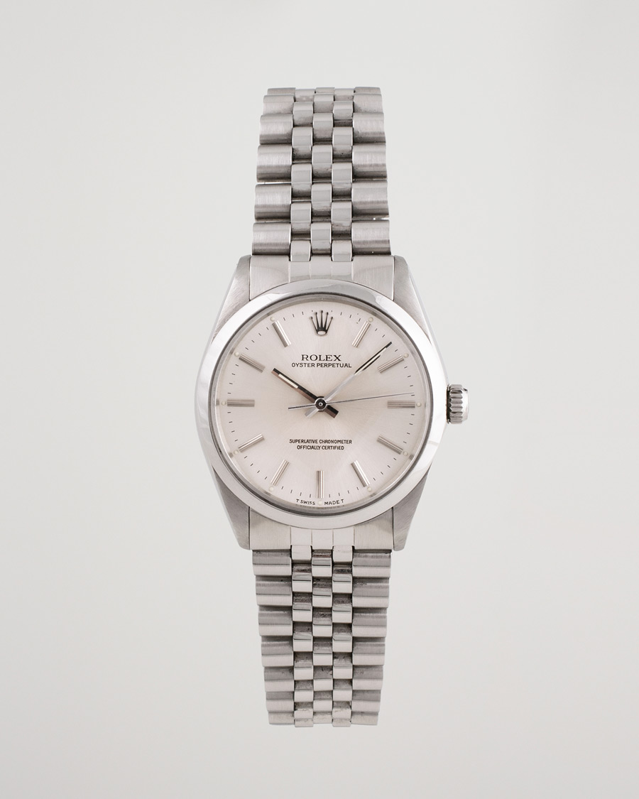 Herre | Pre-Owned & Vintage Watches | Rolex Pre-Owned | Oyster Perpetual 1002 Steel Silver