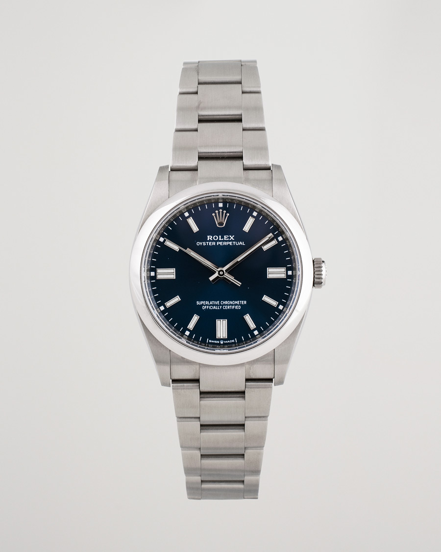 Herre | Pre-Owned & Vintage Watches | Rolex Pre-Owned | Oyster Perpetual 36 126000 Steel Blue
