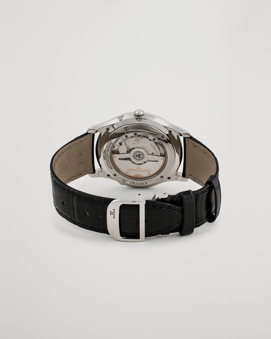 Herre | Pre-Owned & Vintage Watches | Jaeger-LeCoultre Pre-Owned | Master Ultra Thin Moon39 176.8.64S Steel Silver