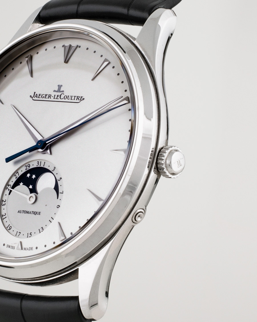 Herre | Pre-Owned & Vintage Watches | Jaeger-LeCoultre Pre-Owned | Master Ultra Thin Moon39 176.8.64S Steel Silver