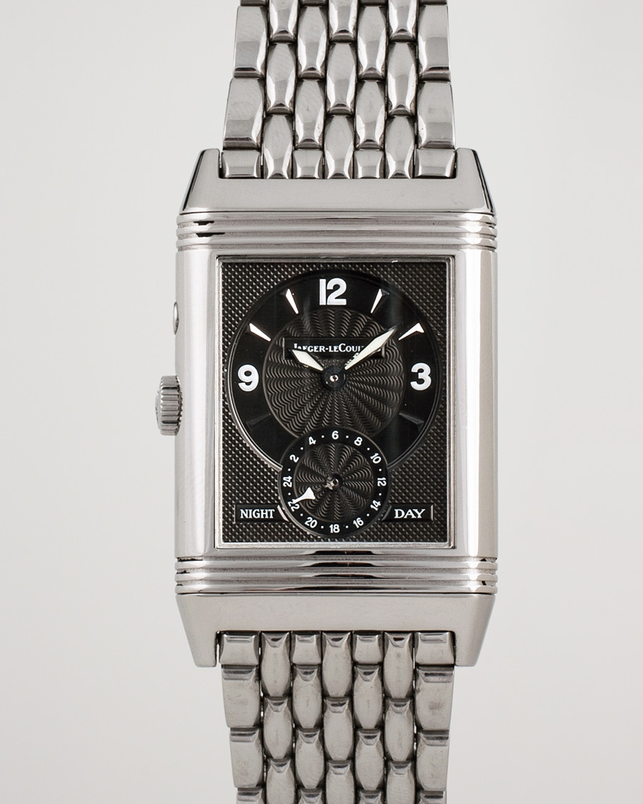 Brukt |  | Jaeger-LeCoultre Pre-Owned | Reverso Duoface 270.8.54 Steel Silver Black