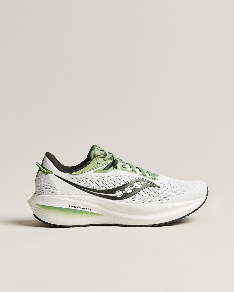 Herre | Hvite sneakers | Saucony | Triumph 21 Running Sneakers White/Umbra