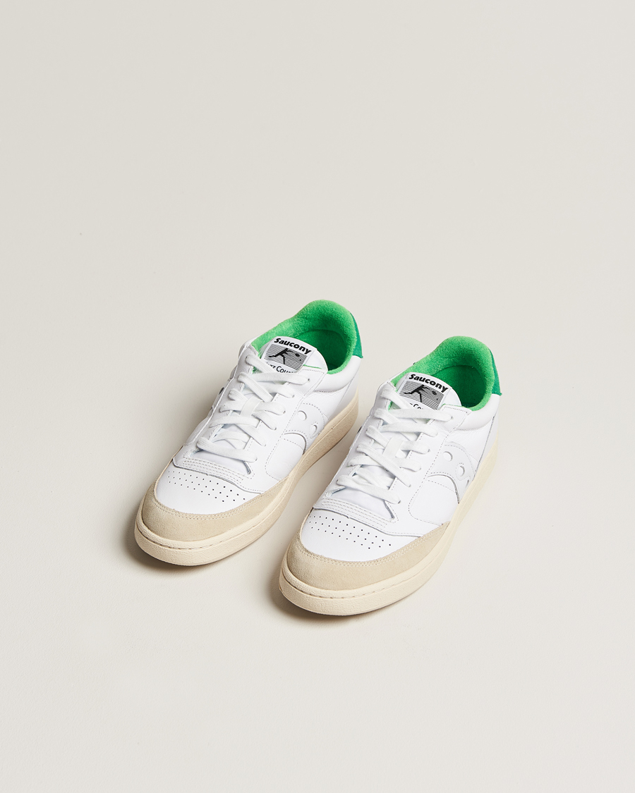 Herre |  | Saucony | Jazz Court Leather Sneaker White/Green
