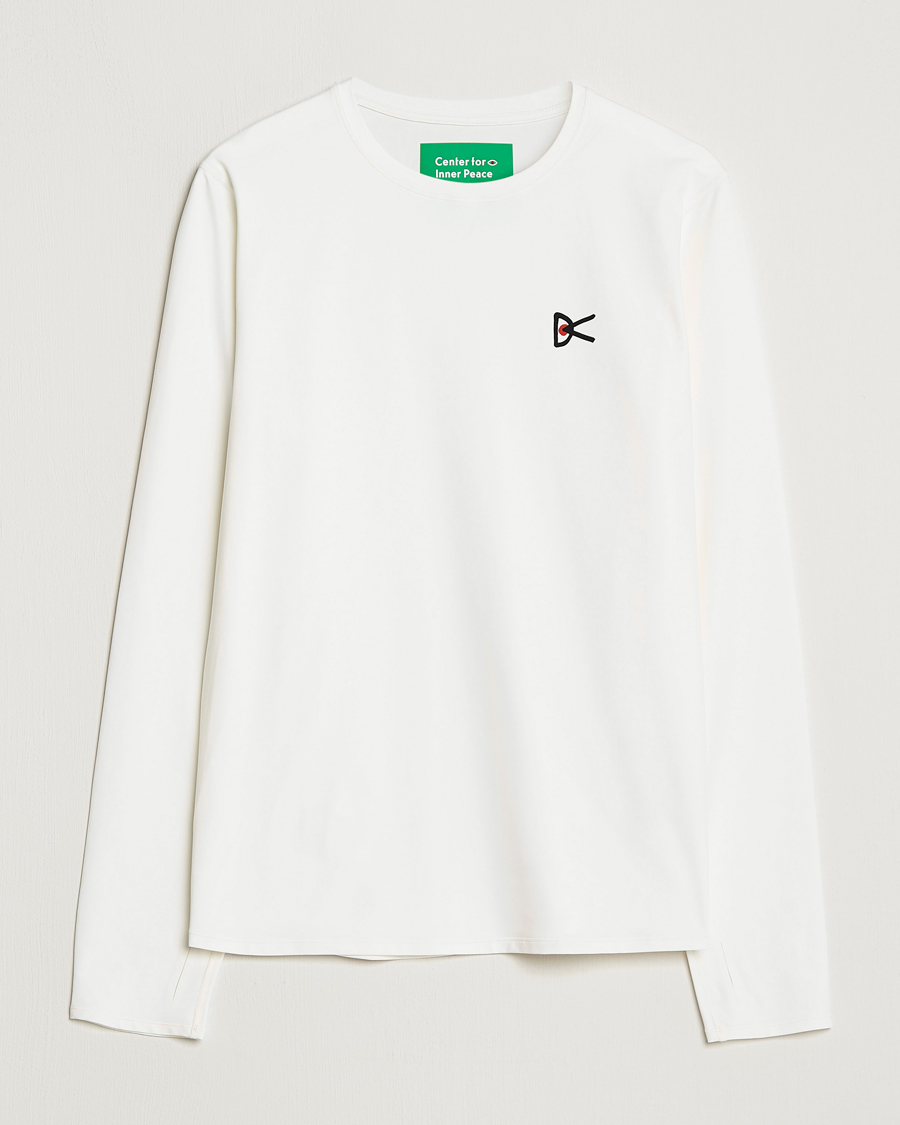 Herre | T-Shirts | District Vision | Deva-Tech Long Sleeve T-Shirt White