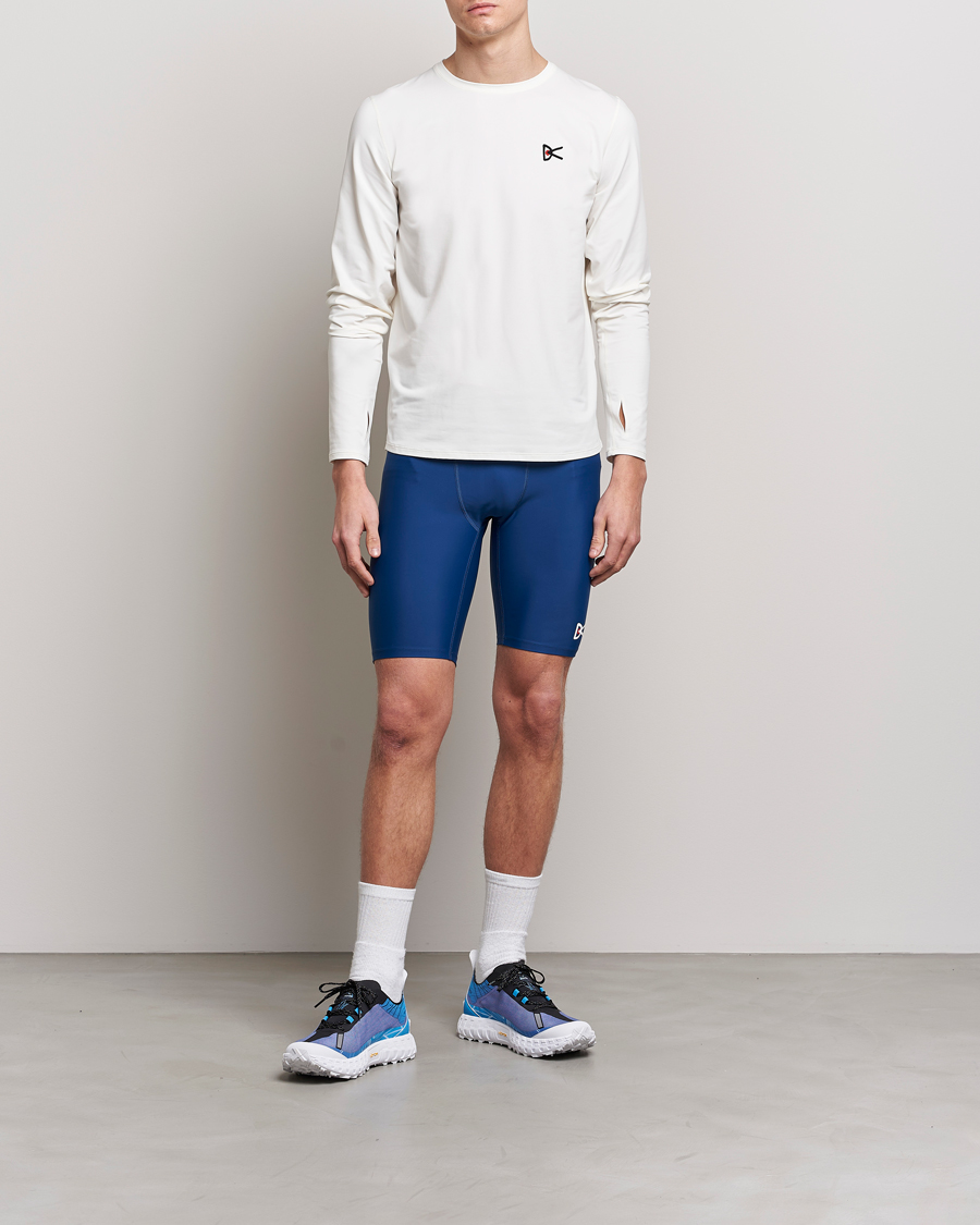 Herre | T-Shirts | District Vision | Deva-Tech Long Sleeve T-Shirt White