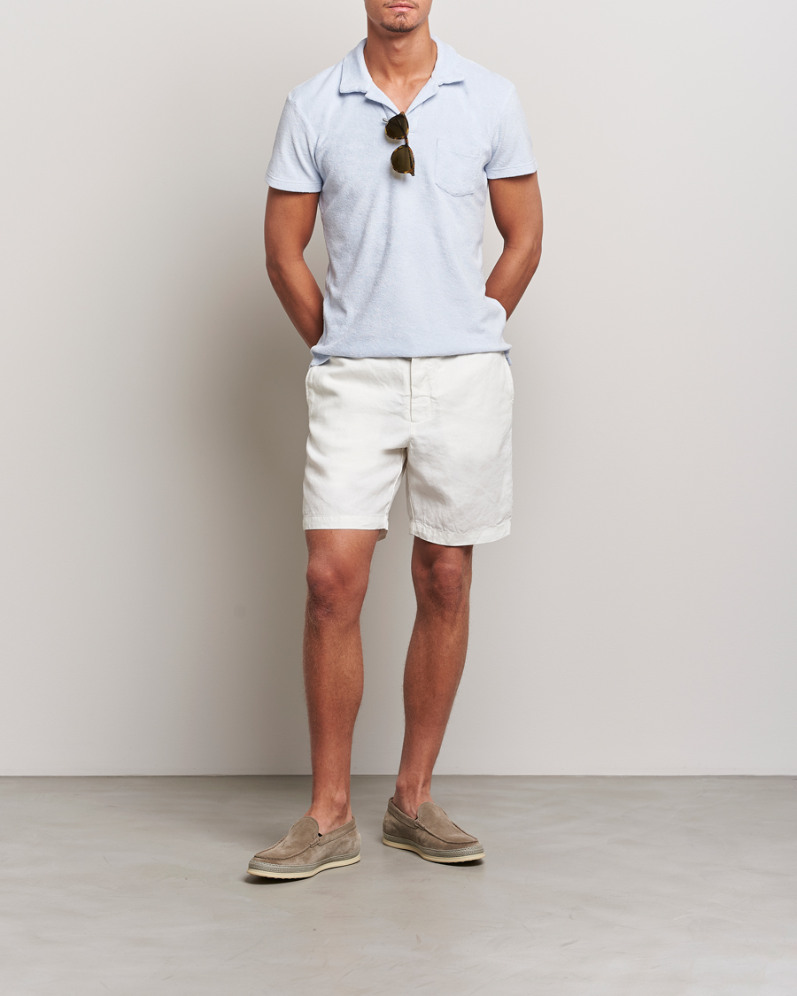 Herre | Pikéer | Orlebar Brown | Terry Polo Light Island Sky