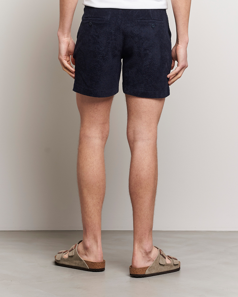 Herre | Shorts | Orlebar Brown | Bulldog Towelling Shorts Night Iris