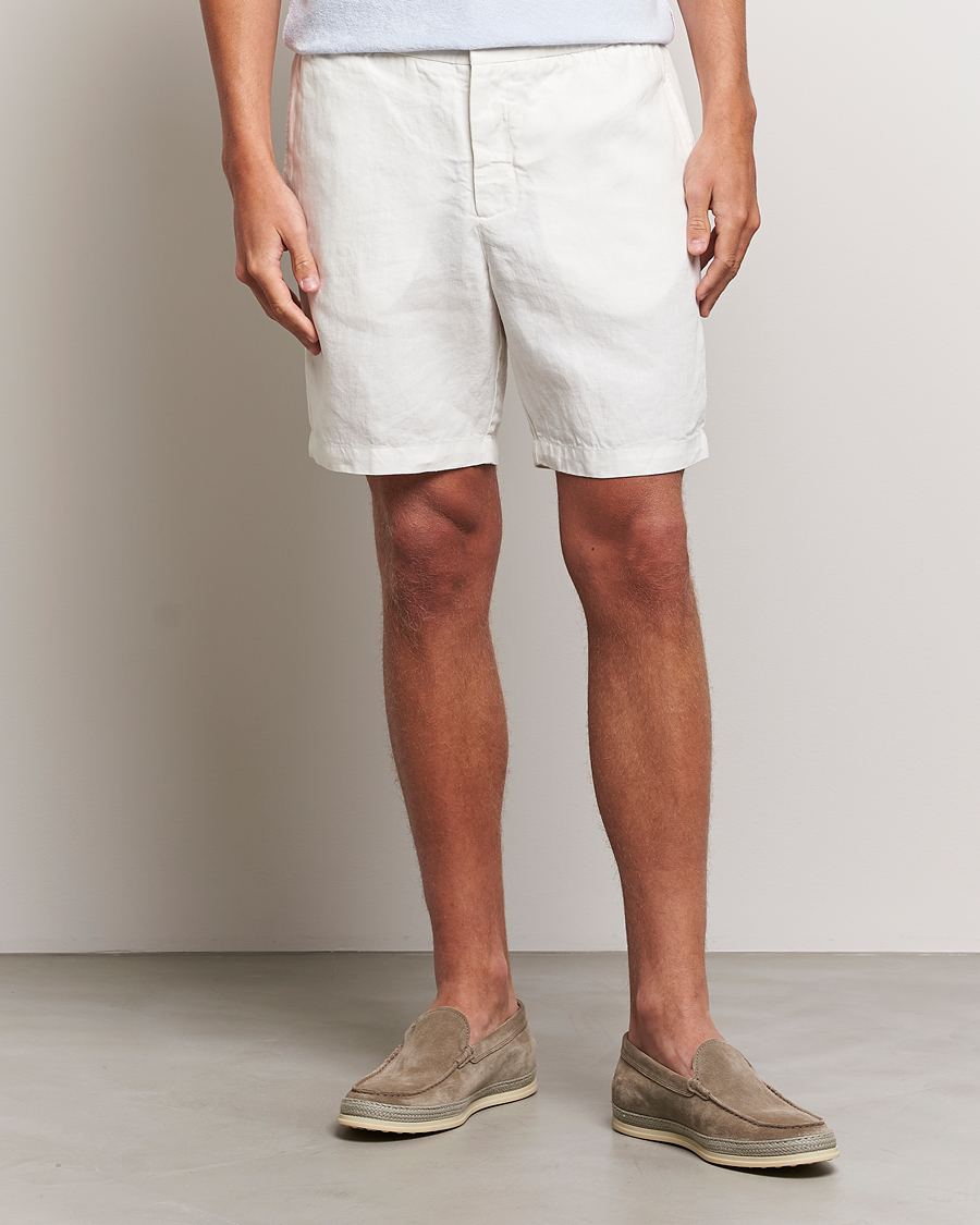 Herre | Avdelinger | Orlebar Brown | Cornell Linen Shorts Sandbar