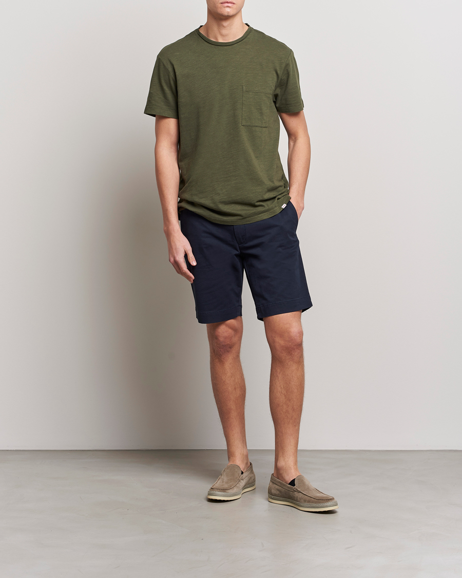 Herre | T-Shirts | Orlebar Brown | OB Classic Garment Dyed Cotton T-Shirt Palm