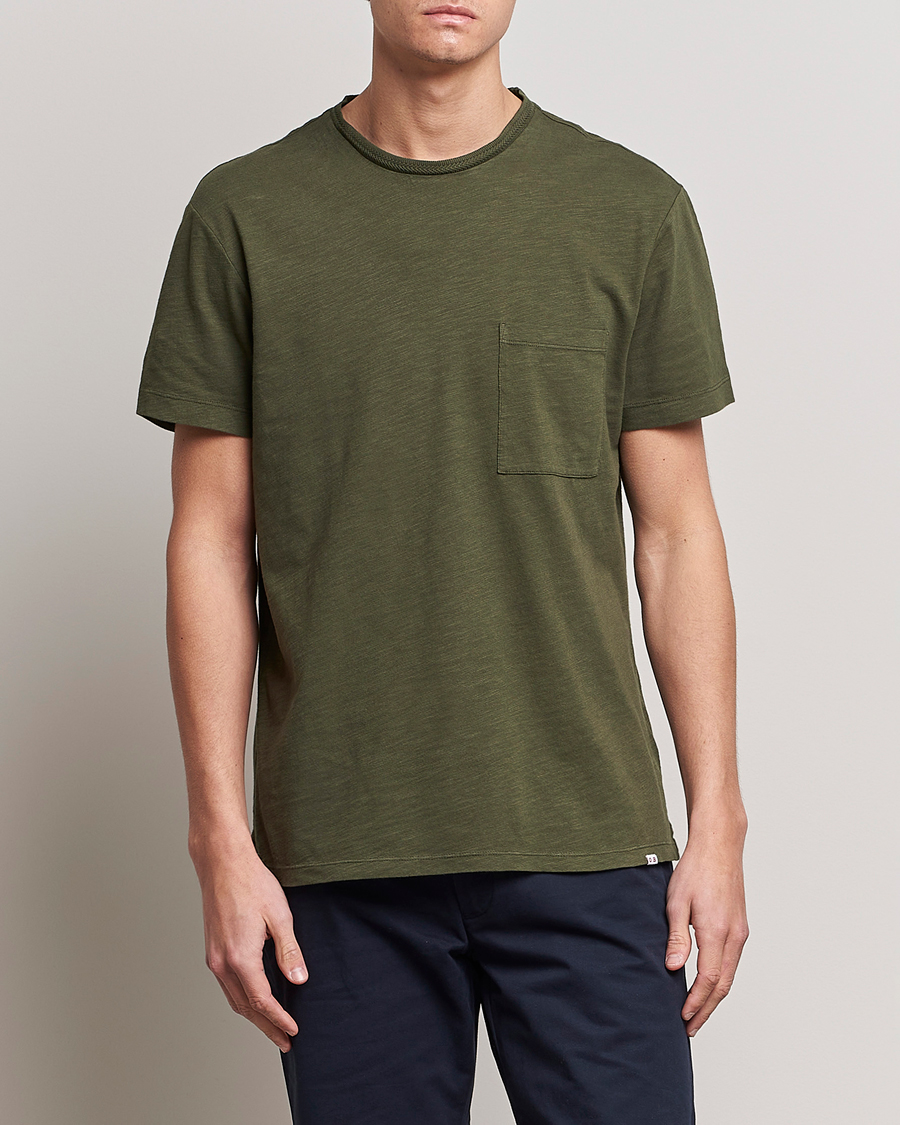 Herre | T-Shirts | Orlebar Brown | OB Classic Garment Dyed Cotton T-Shirt Palm