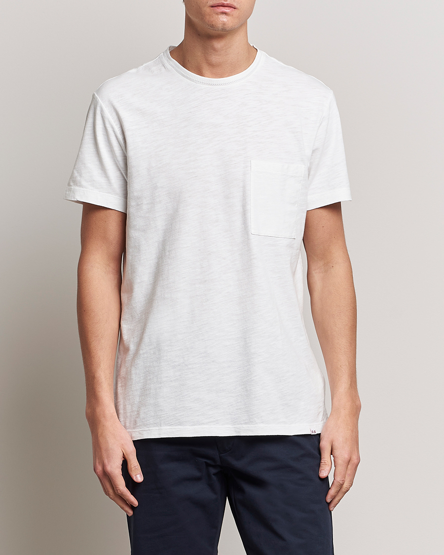 Herre |  | Orlebar Brown | OB Classic Garment Dyed Cotton T-Shirt White Sand