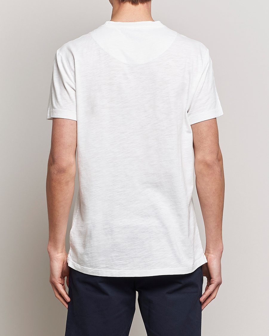 Herre | T-Shirts | Orlebar Brown | OB Classic Garment Dyed Cotton T-Shirt White Sand
