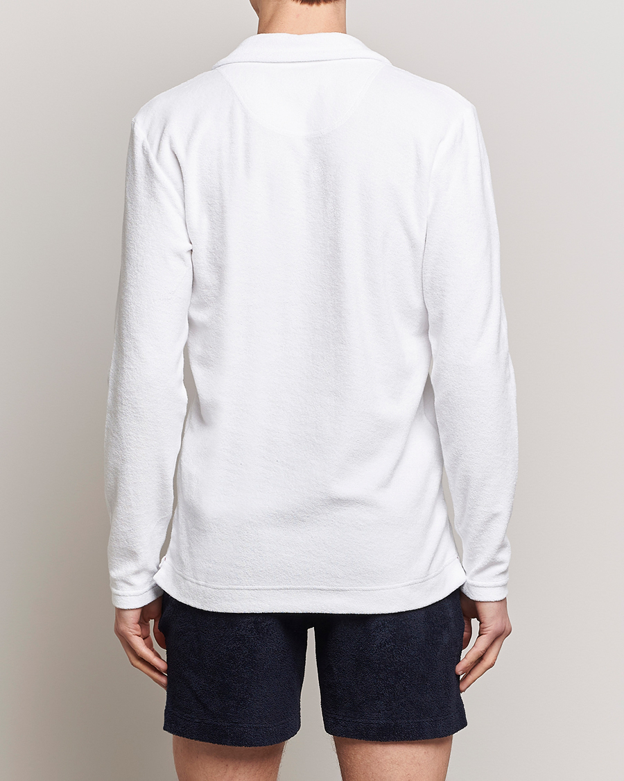Herre | Gensere | Orlebar Brown | Terry Long Sleeve OB Stripe White