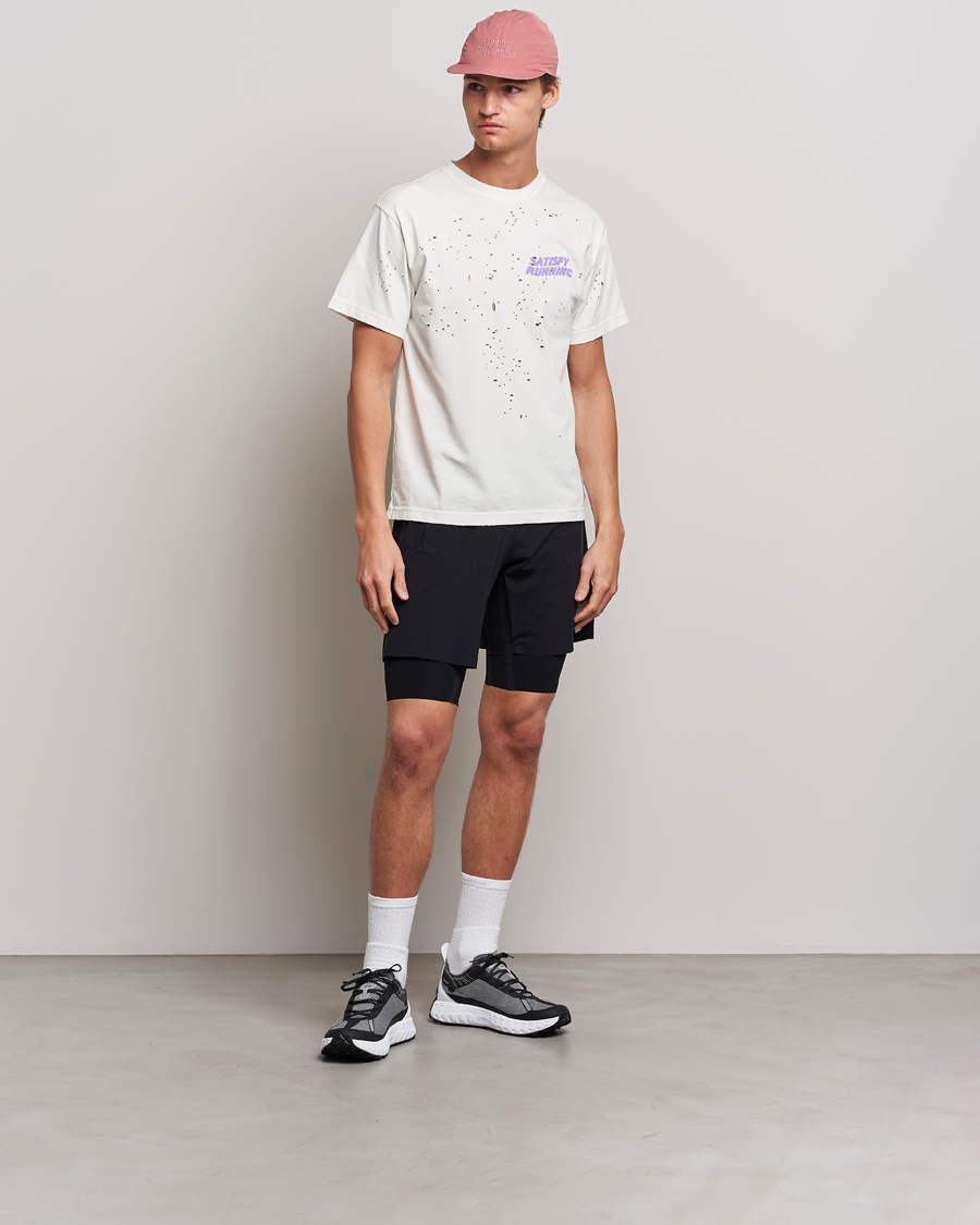 Herre | T-Shirts | Satisfy | MothTech T-Shirt Off White