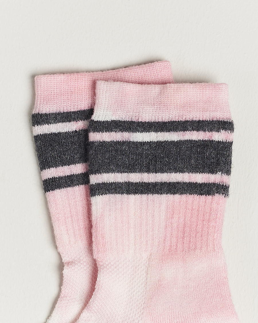 Herre | Sport | Satisfy | Merino Tube Socks  Rock Salt Tie Dye