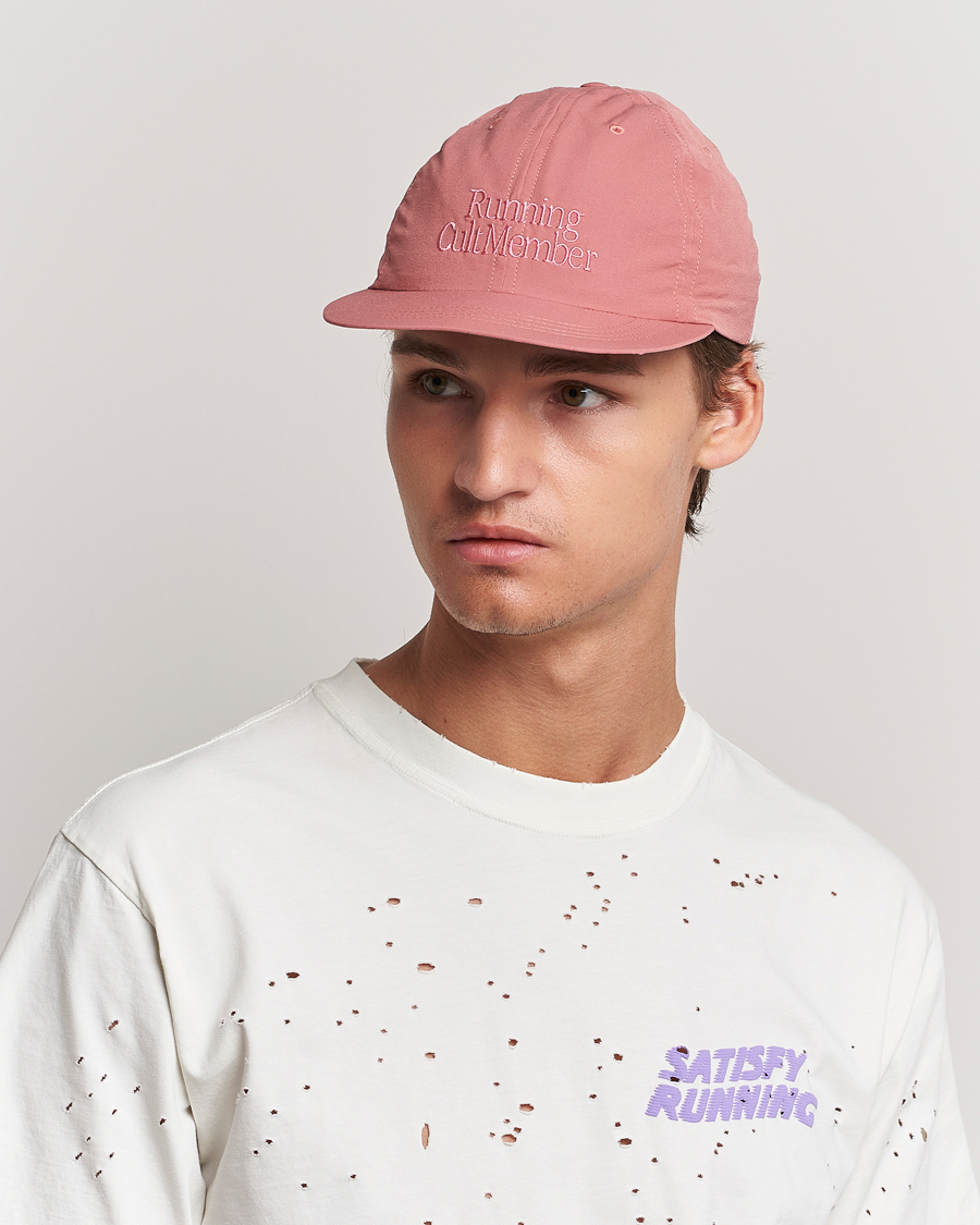 Herre | Satisfy | Satisfy | PeaceShell Running Cap Desert Pink