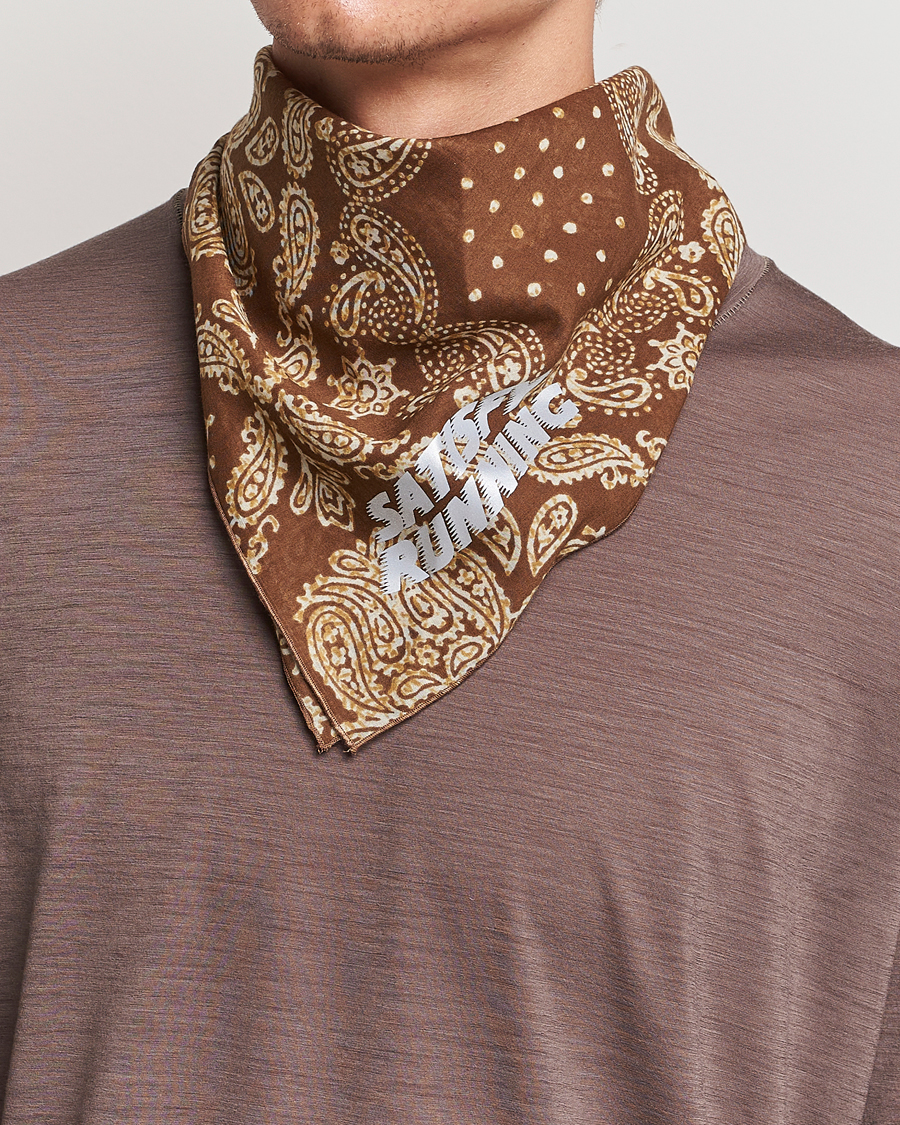 Herre | Satisfy | Satisfy | Japanese Cotton Bandana Brown