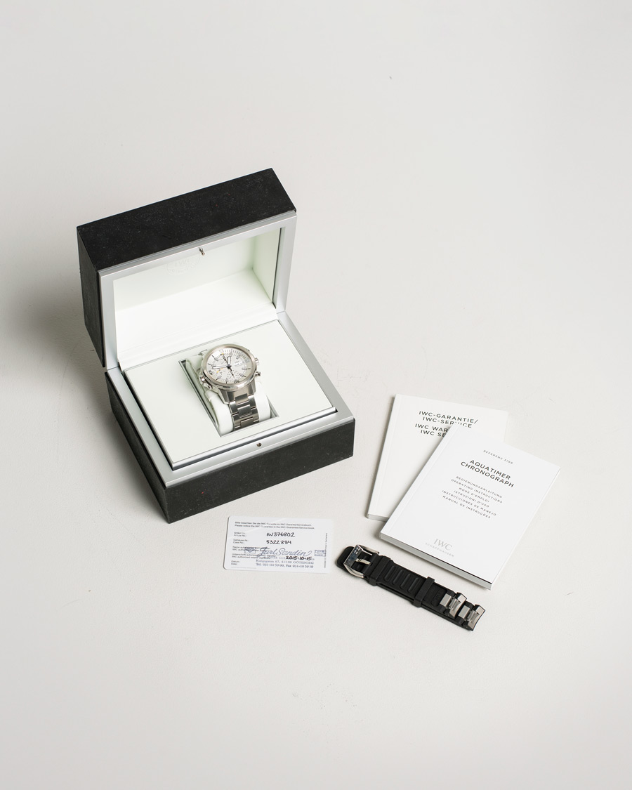 Herre | Pre-Owned & Vintage Watches | IWC Pre-Owned | Aquatimer Chronograph IW376802 Steel White