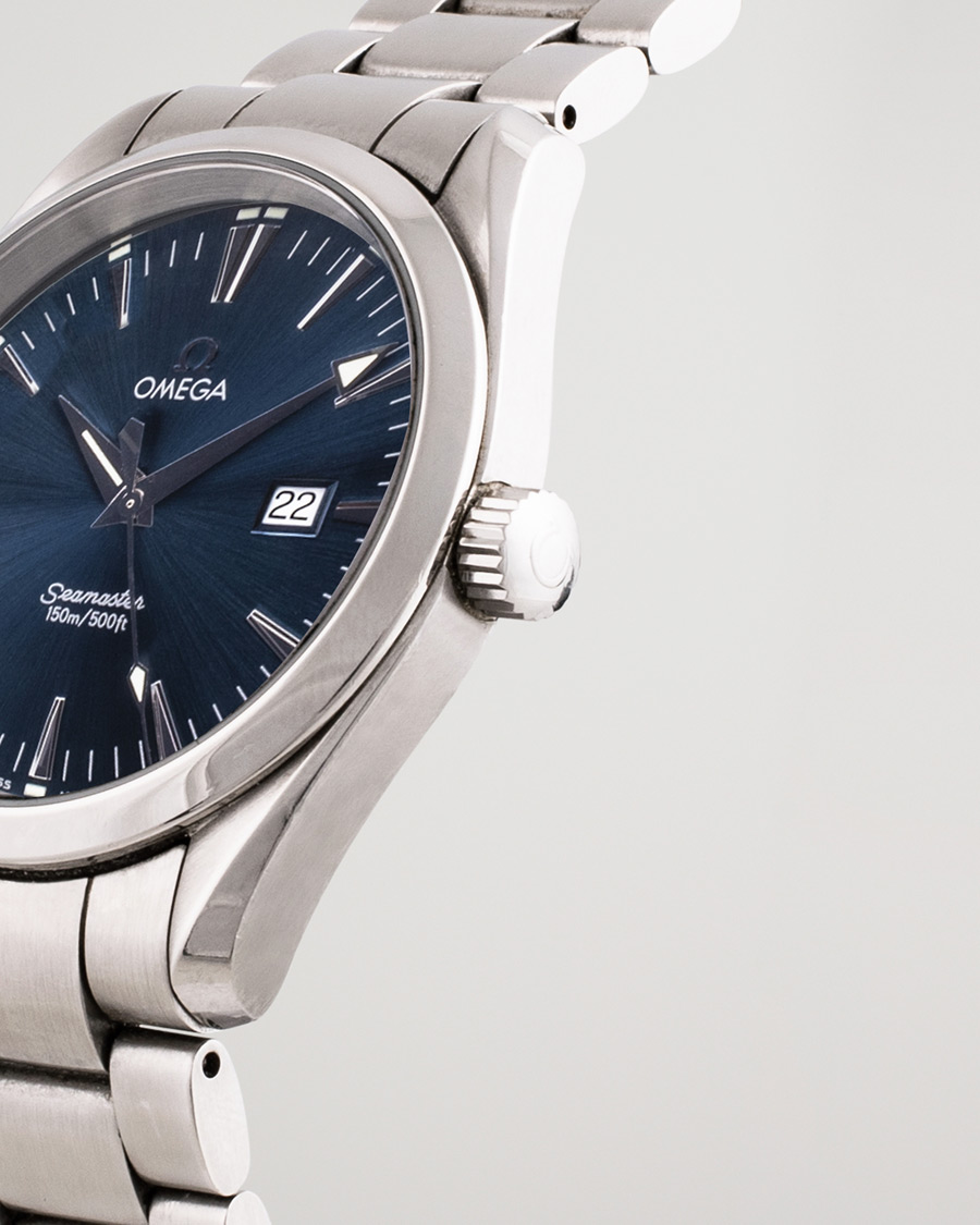 Herre | Pre-Owned & Vintage Watches | Omega Pre-Owned | Seamaster Aqua Terra 2517.80.00 Steel Blue