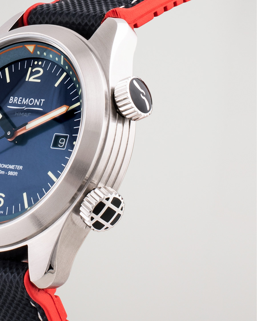 Herre | Pre-Owned & Vintage Watches | Bremont Pre-Owned | Argonaut Azure 42mm Blue Dial Steel Blue