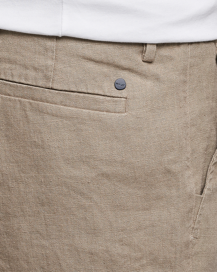 Herre | Bukser | NN07 | Karl Linen Trousers Greige