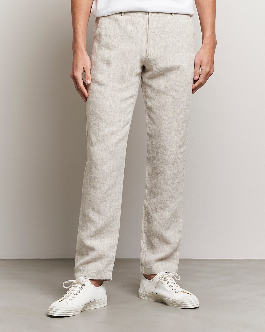 Herre | Bukser | NN07 | Karl Linen Trousers Oat