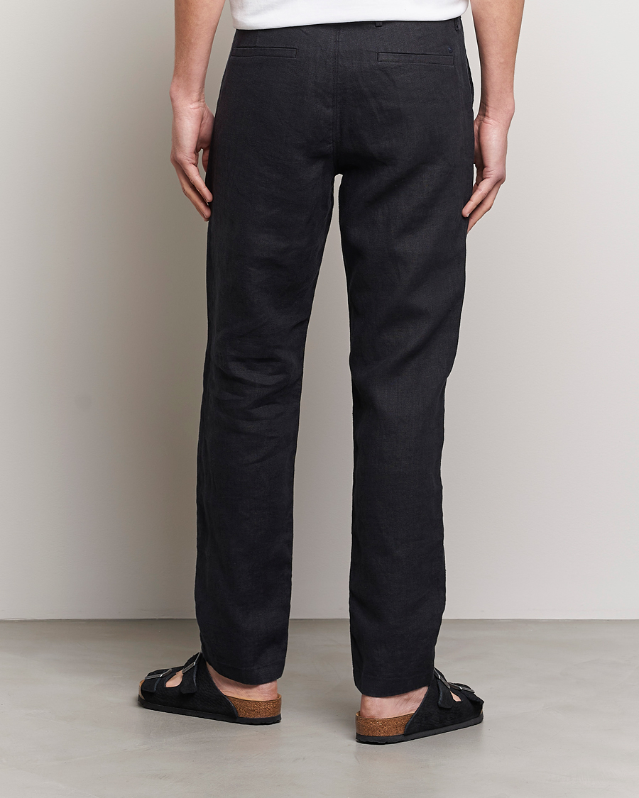 Herre | Bukser | NN07 | Karl Linen Trousers Black