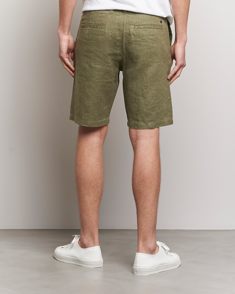 Herre | Shorts | NN07 | Crown Linen Shorts Army