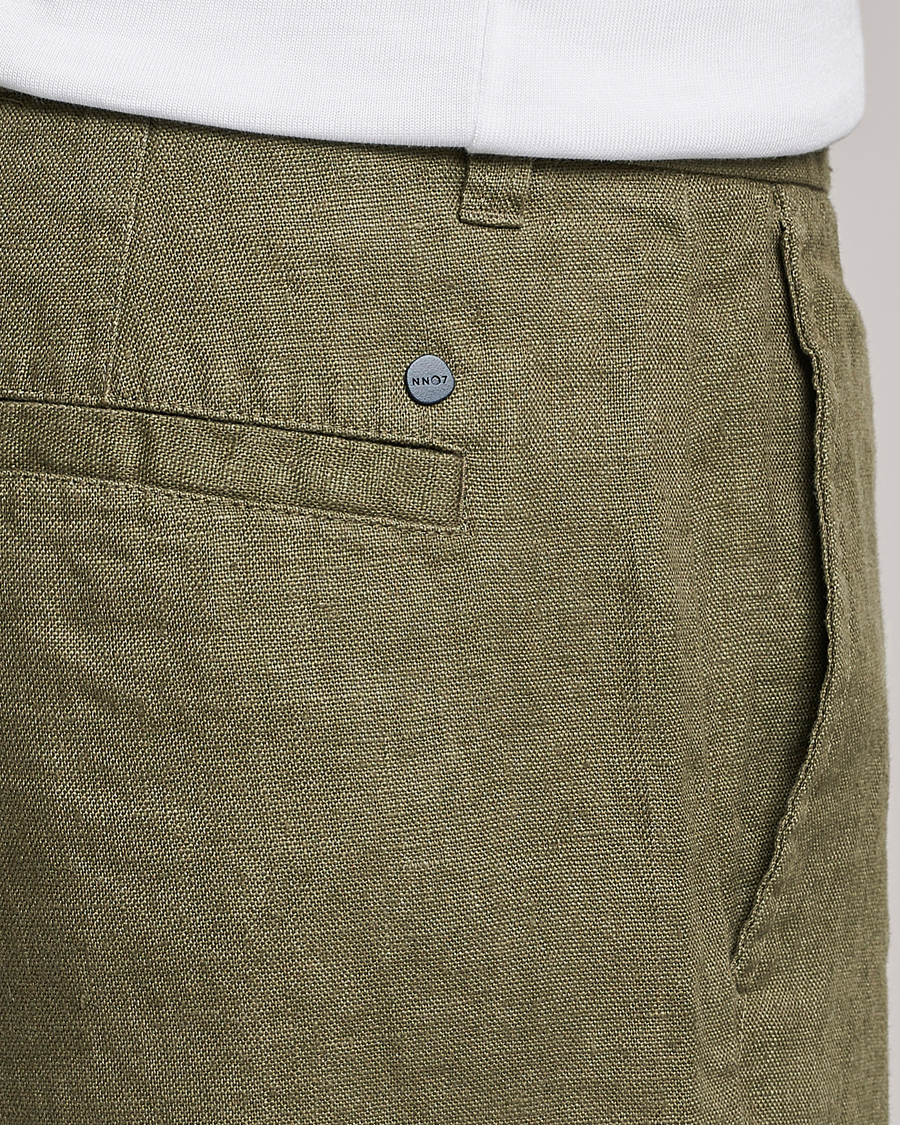 Herre | Shorts | NN07 | Crown Linen Shorts Army