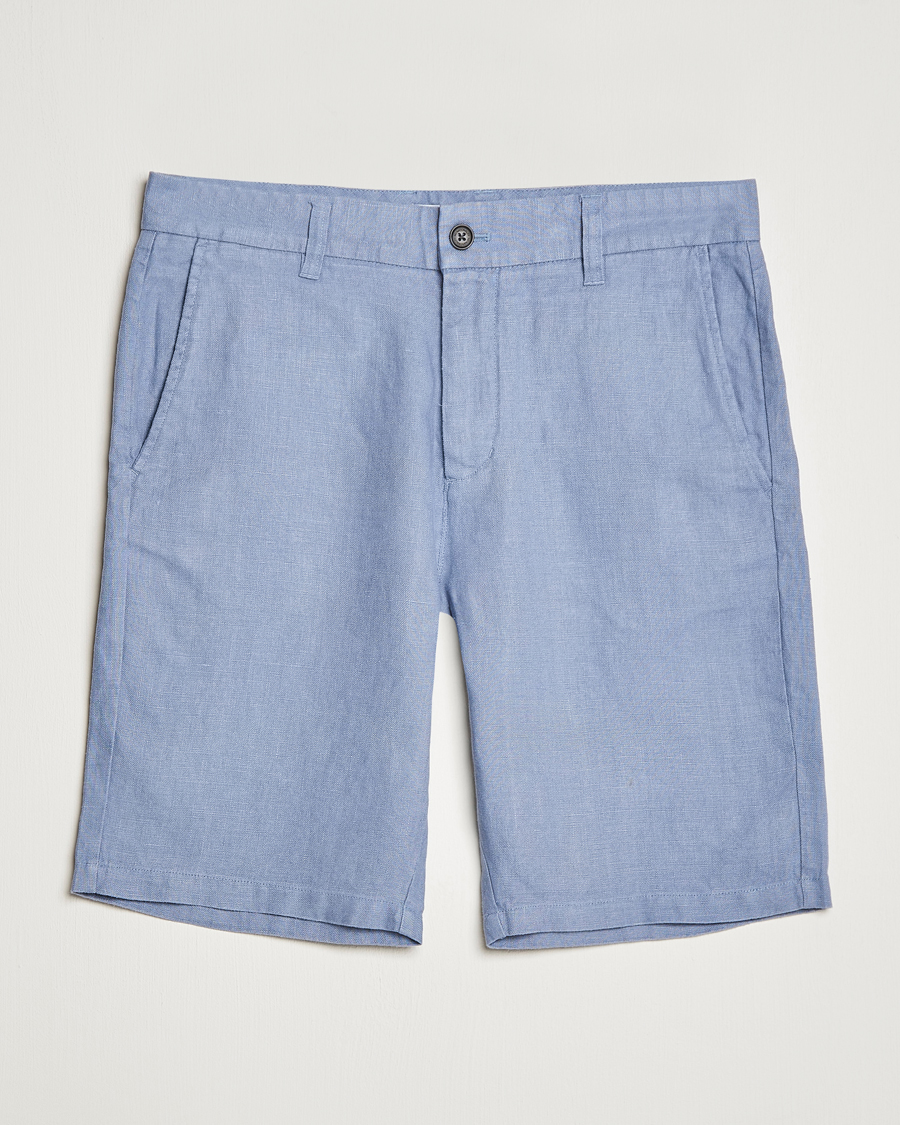 Herre | Shorts | NN07 | Crown Linen Shorts Dust Blue