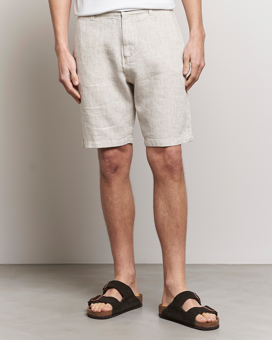 Herre | NN07 | NN07 | Crown Linen Shorts Oat