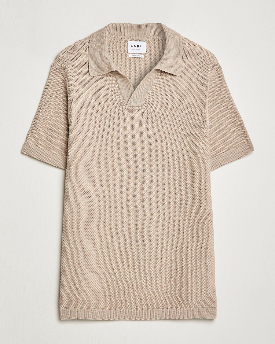 Herre | Pikéer | NN07 | Ryan Organic Cotton Polo Greige