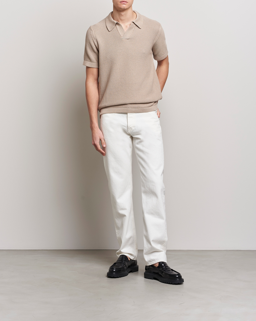 Herre | Pikéer | NN07 | Ryan Organic Cotton Polo Greige