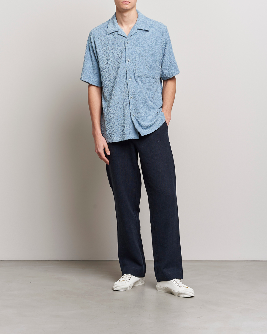 Herre | Pikéer | NN07 | Julio Structured Terry Polo Ashley Blue
