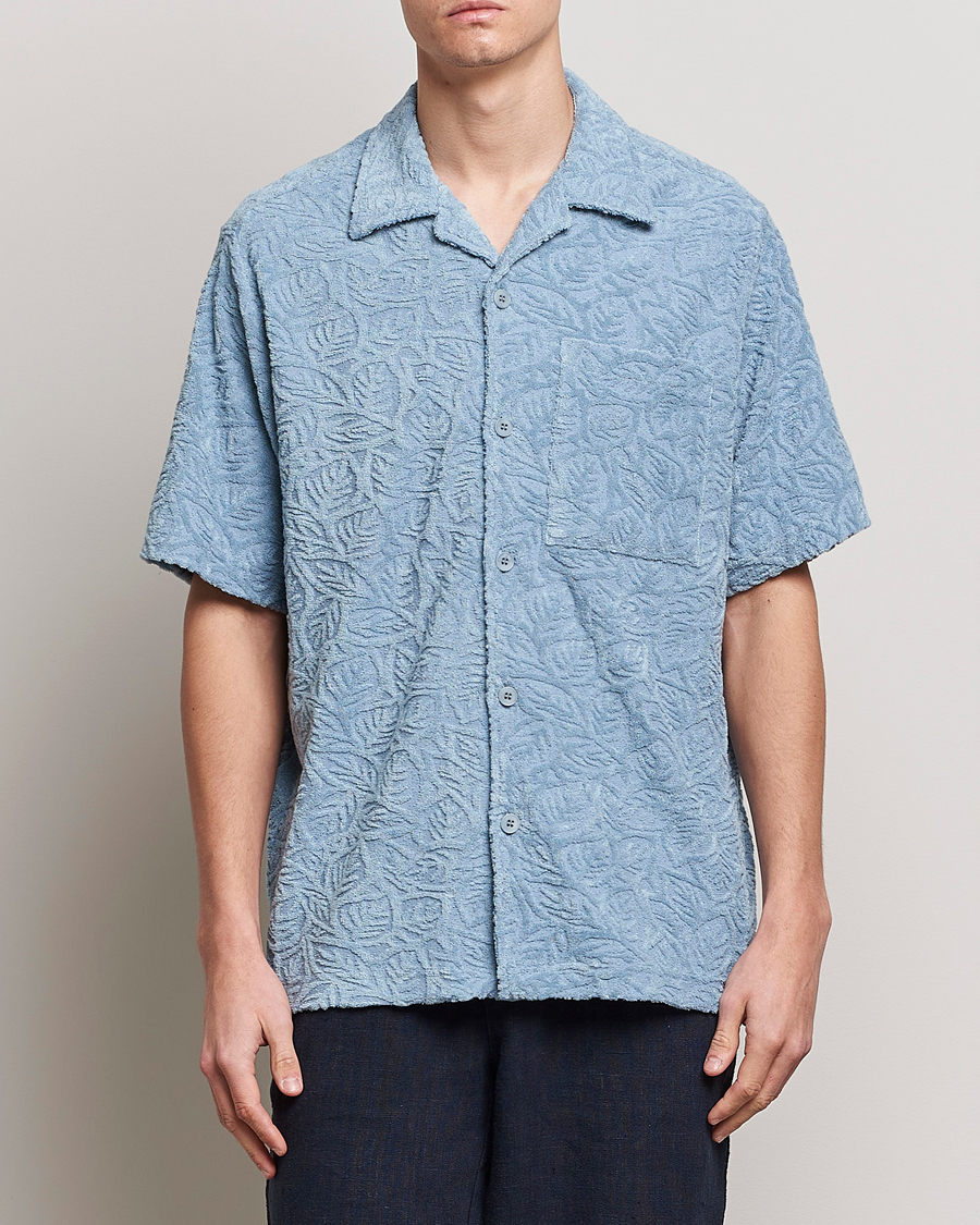 Herre | Pikéer | NN07 | Julio Structured Terry Polo Ashley Blue