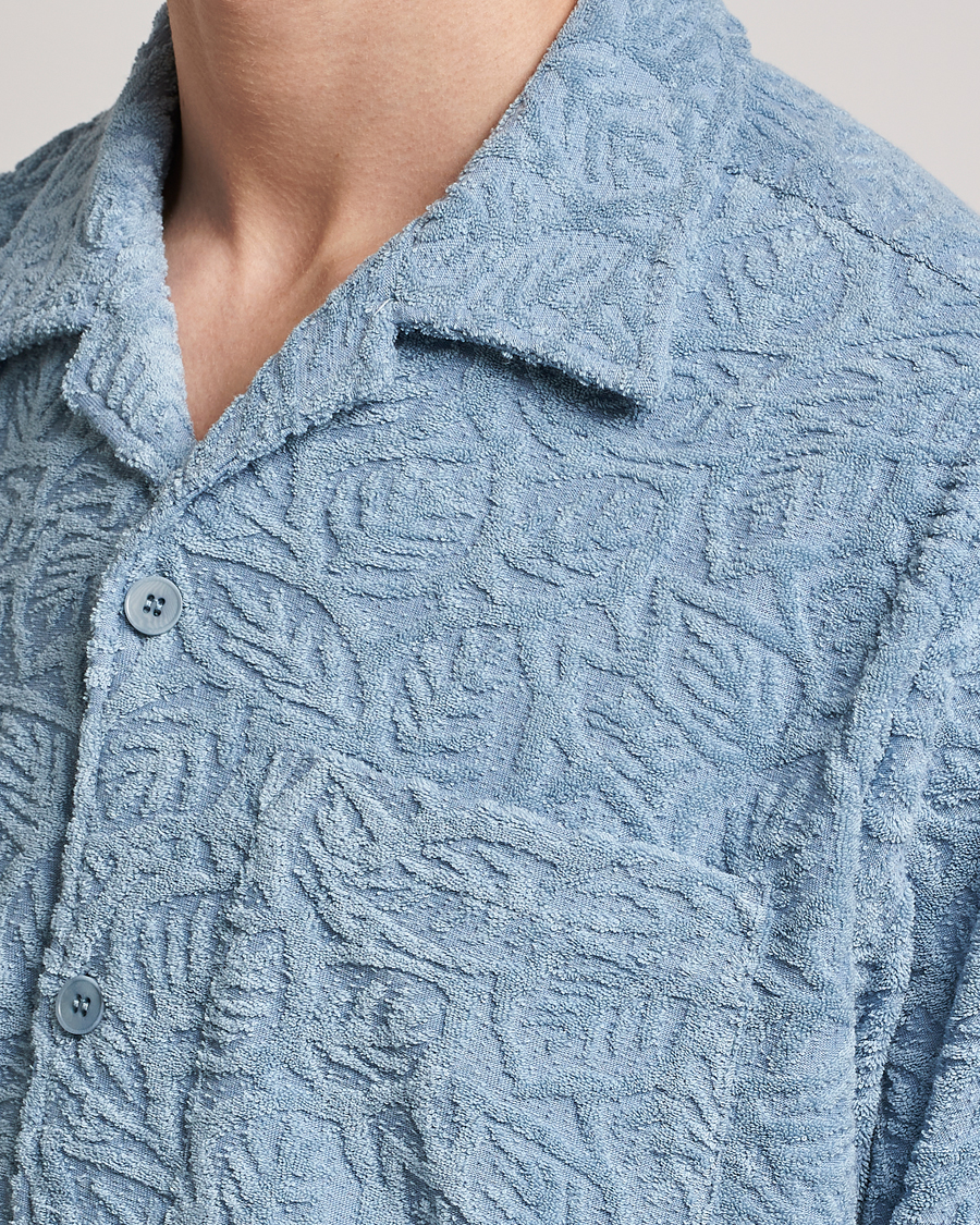 Herre | Pikéer | NN07 | Julio Structured Terry Polo Ashley Blue