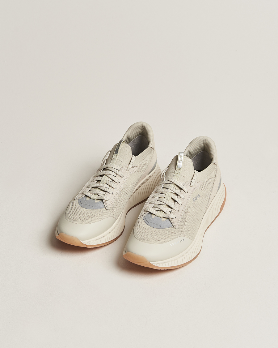 Herre | | BOSS BLACK | Titanium Evo Running Senaker Light Beige