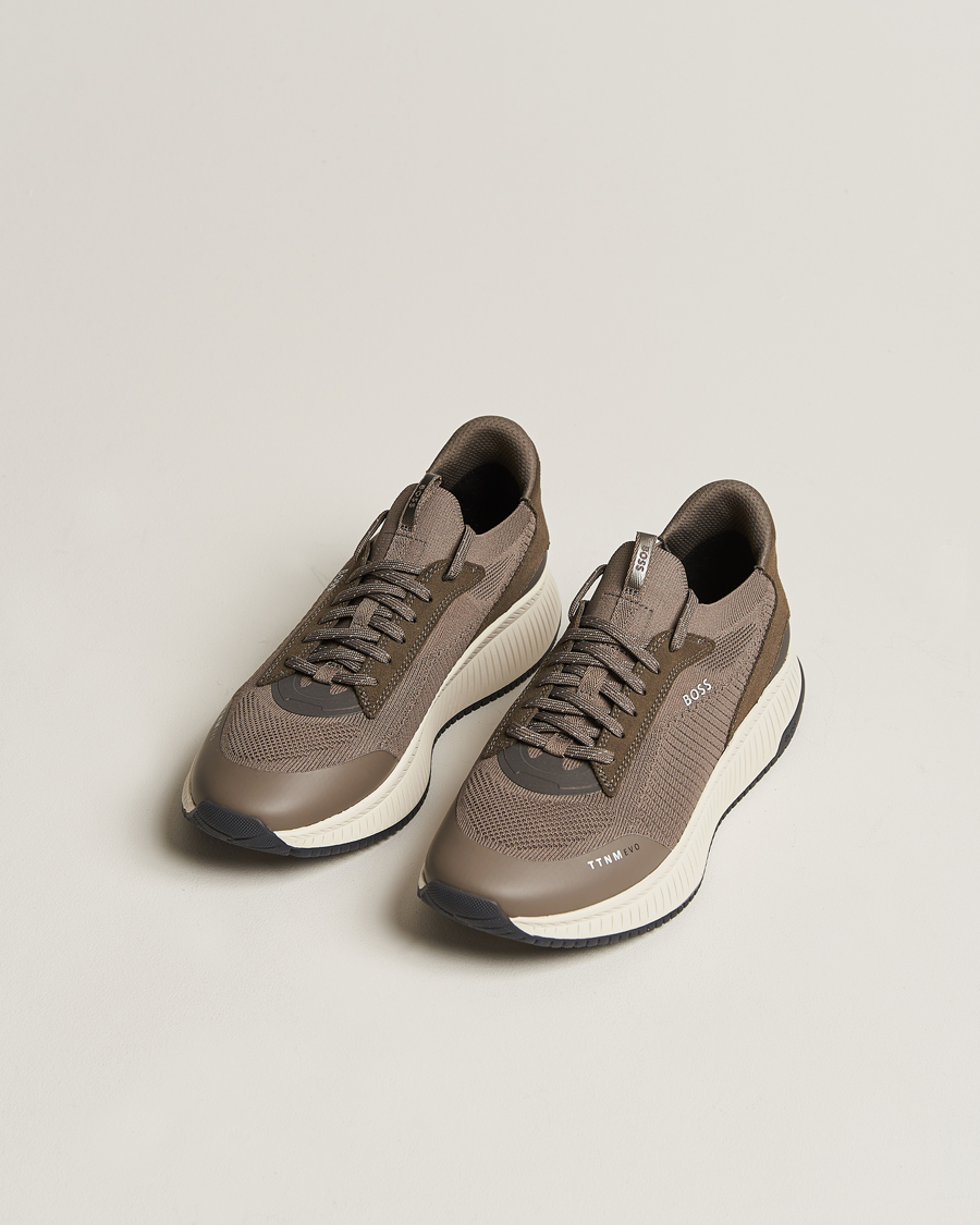 Herre |  | BOSS BLACK | Titanium Evo Running Senaker Dark Green