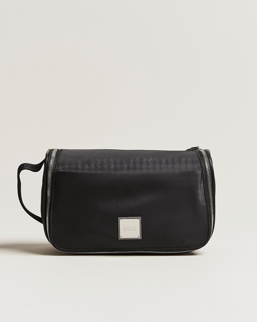 Herre | BOSS BLACK Lennon Washbag Black | BOSS BLACK | Lennon Washbag Black