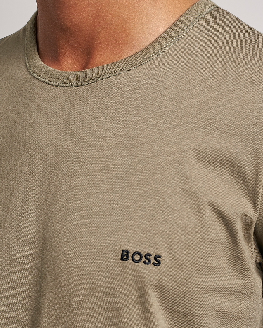 Herre | T-Shirts | BOSS BLACK | 3-Pack Crew Neck T-Shirt Green/Black/Navy