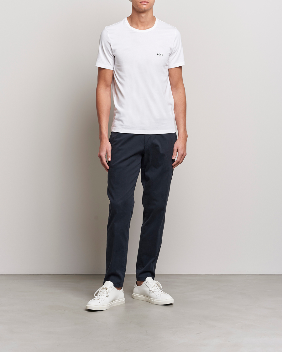 Herre | T-Shirts | BOSS BLACK | 3-Pack Crew Neck T-Shirt White/Navy/Black